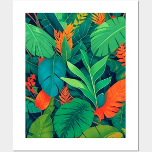 Tropical Leaves Posters and Art